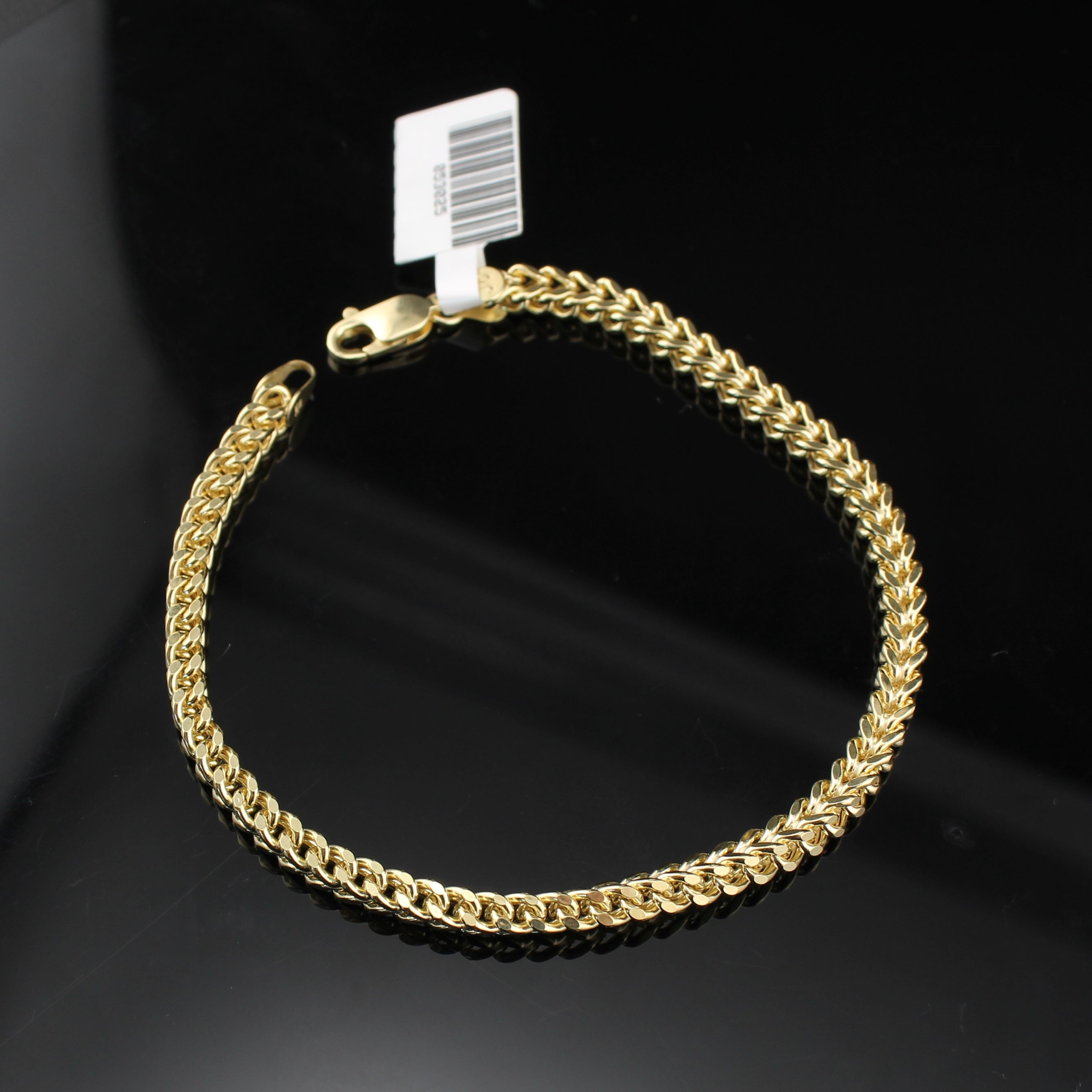 10K Gold Franco Bracelet