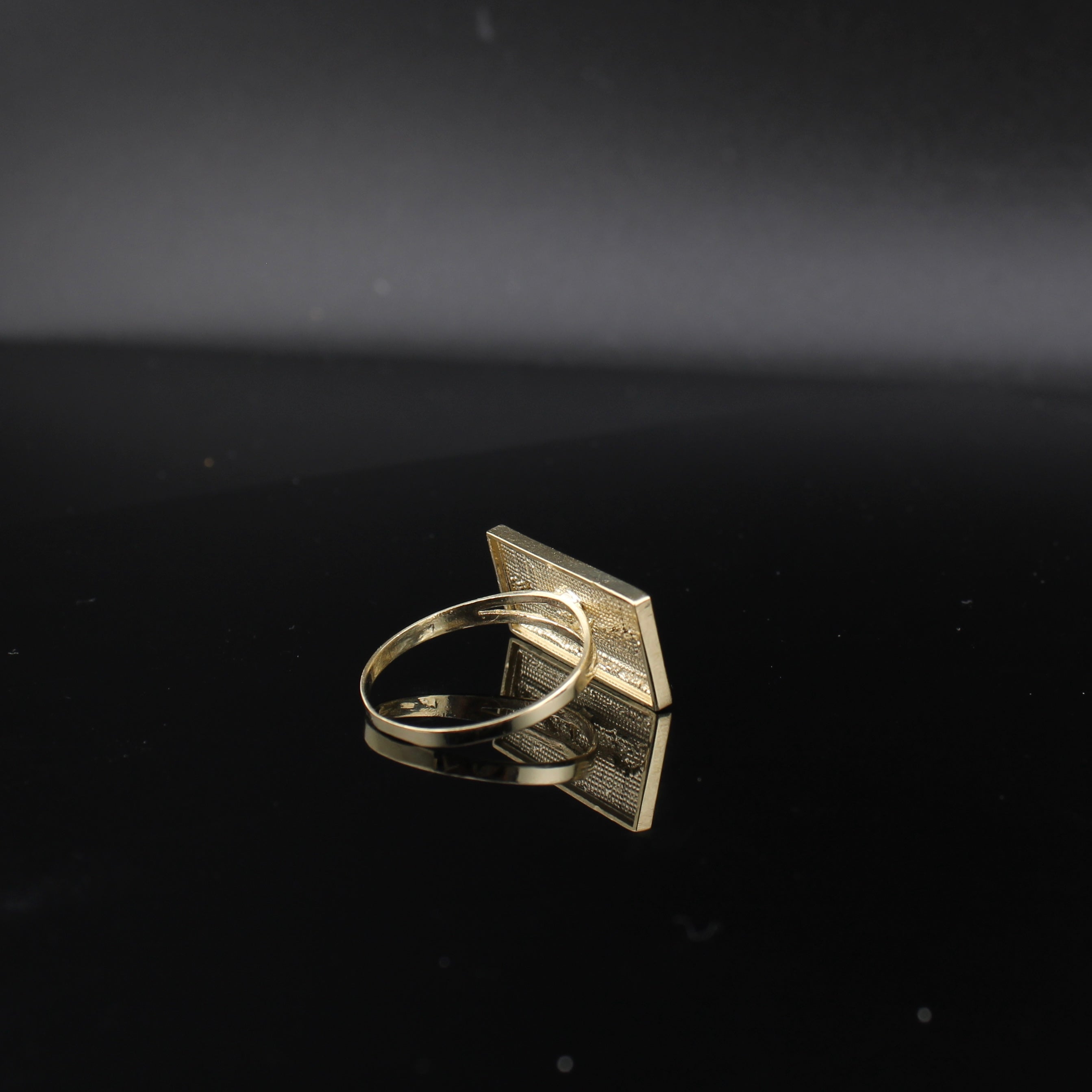 10K Gold Last Supper Ring - Rectangle Last Supper Ring