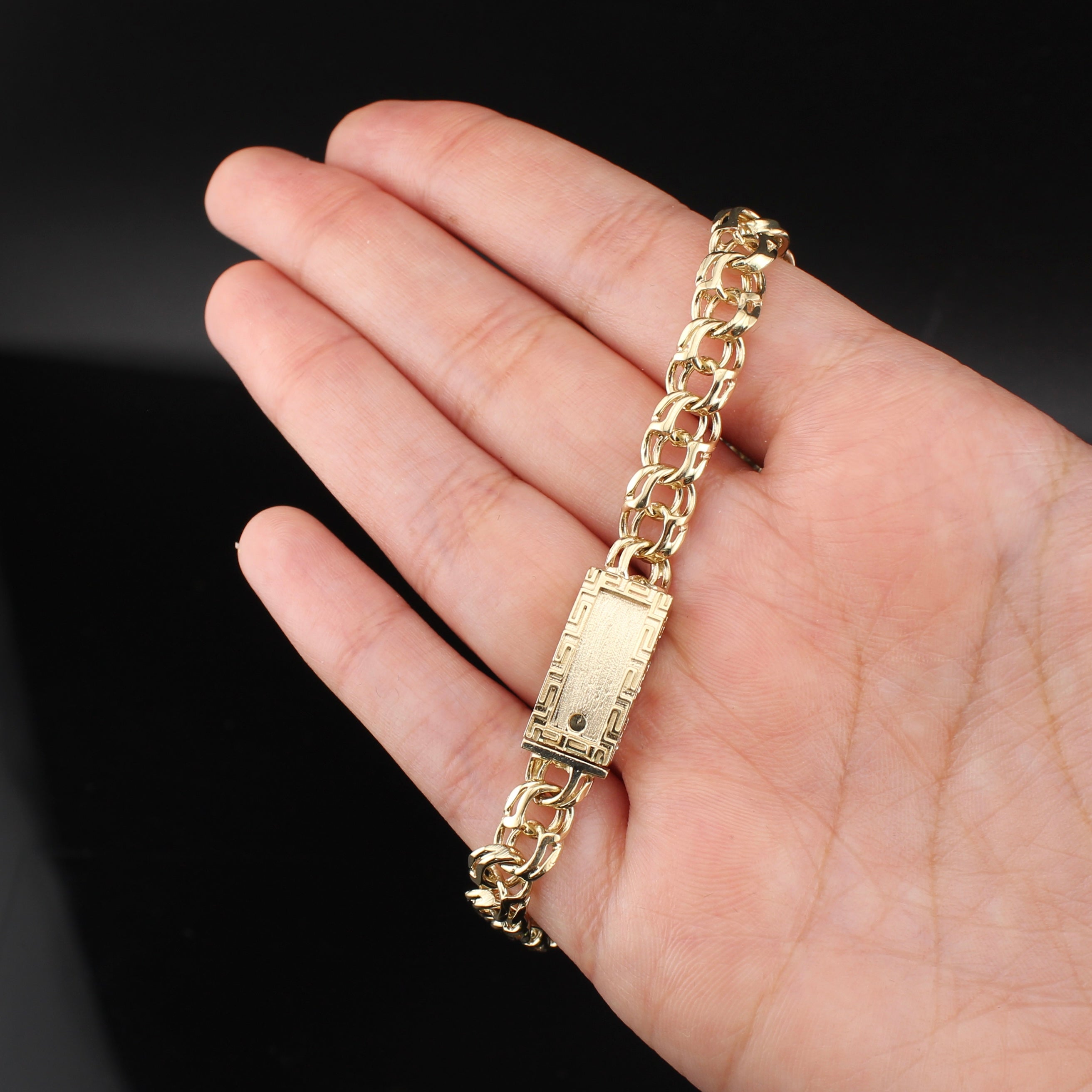 14K Gold Chino Bracelet 7mm