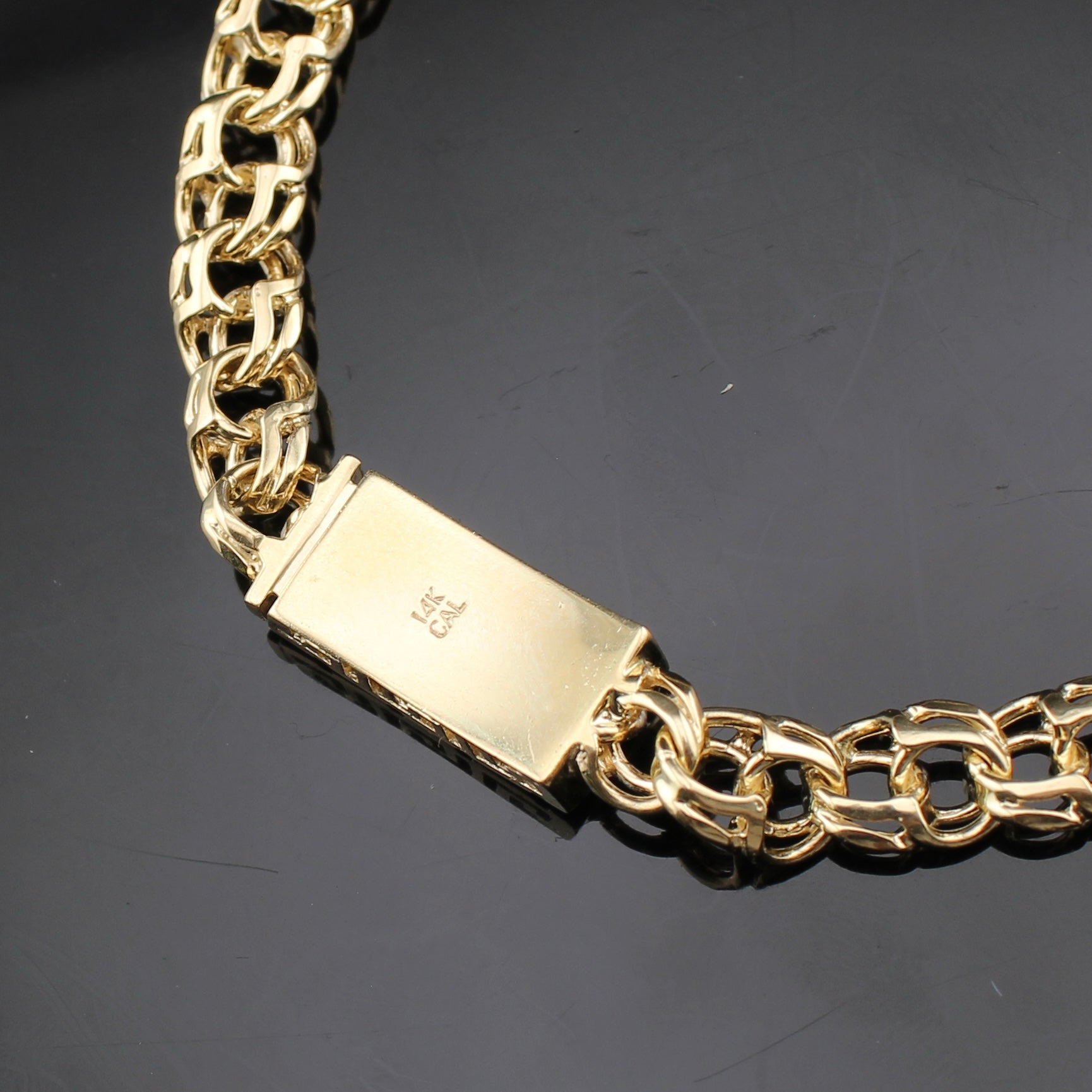 14K Gold Chino Bracelet 7mm