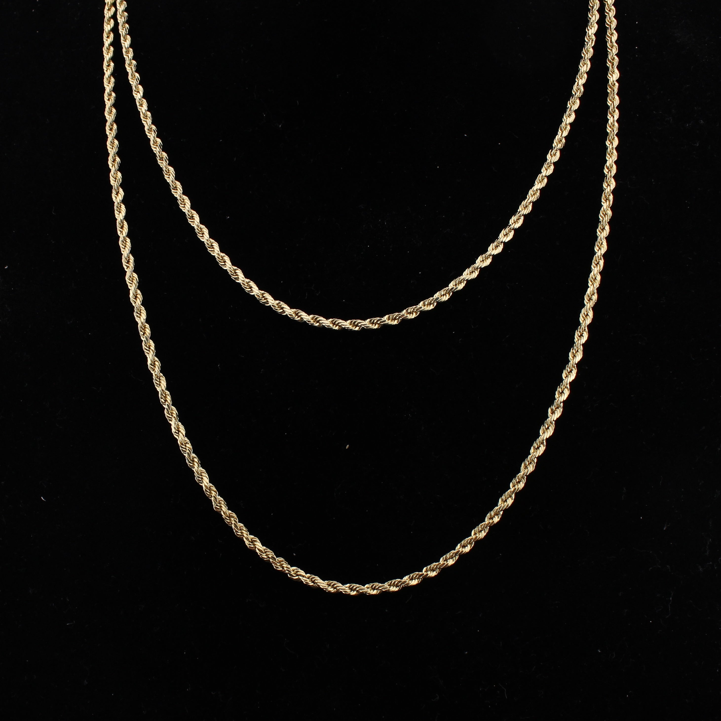 14K Gold Rope Chain 2mm