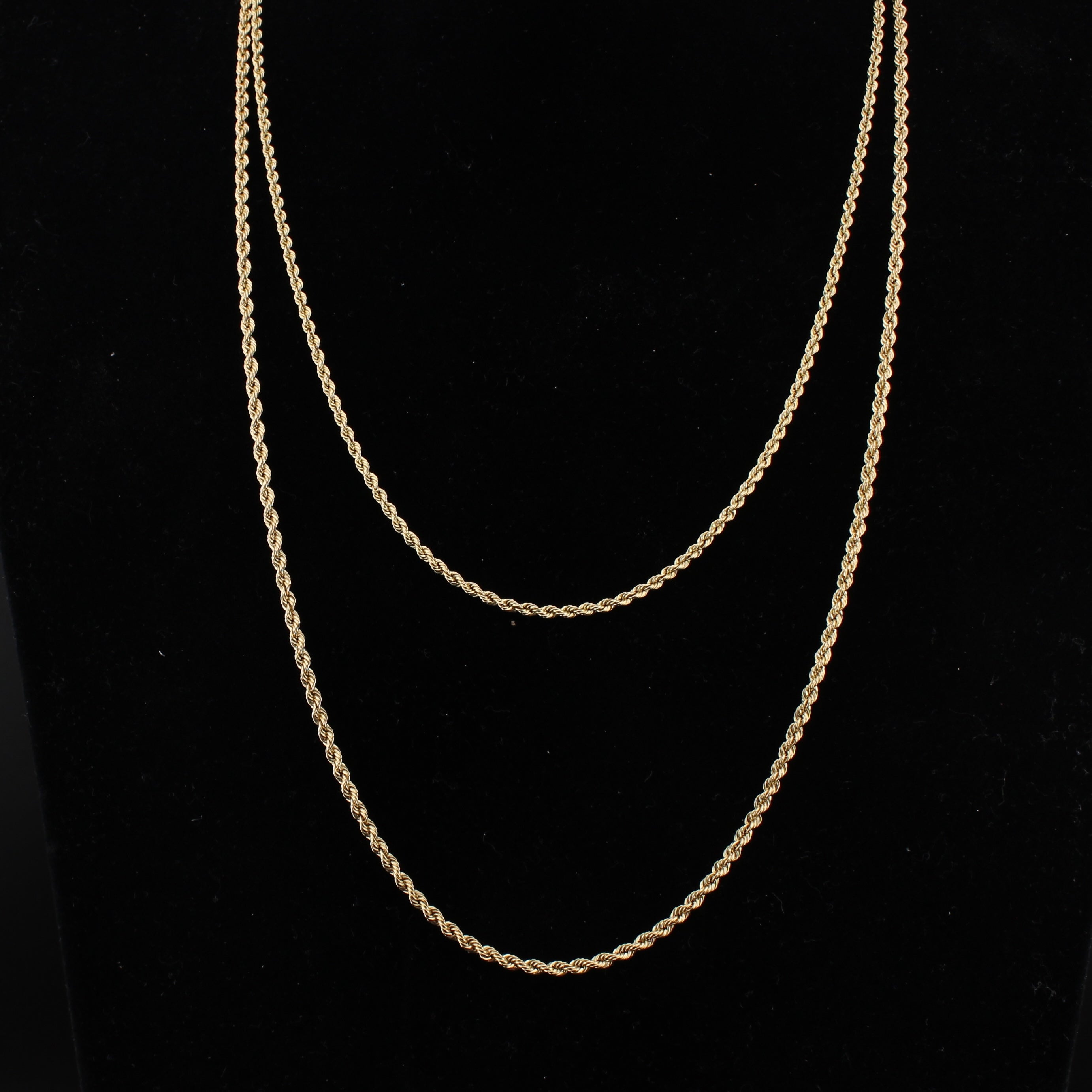 14K Gold Rope Chain 1.5mm