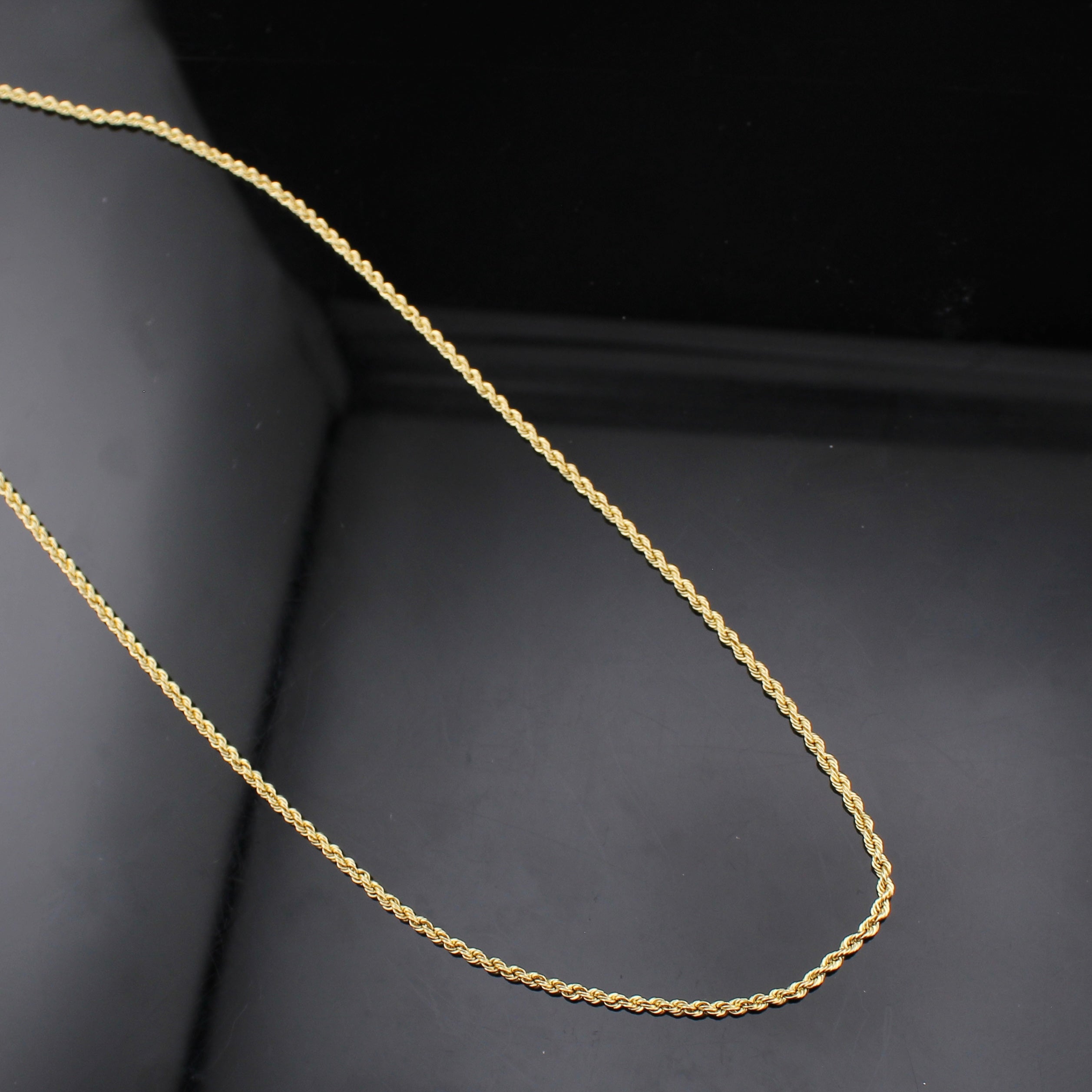 14K Gold Rope Chain 1.5mm