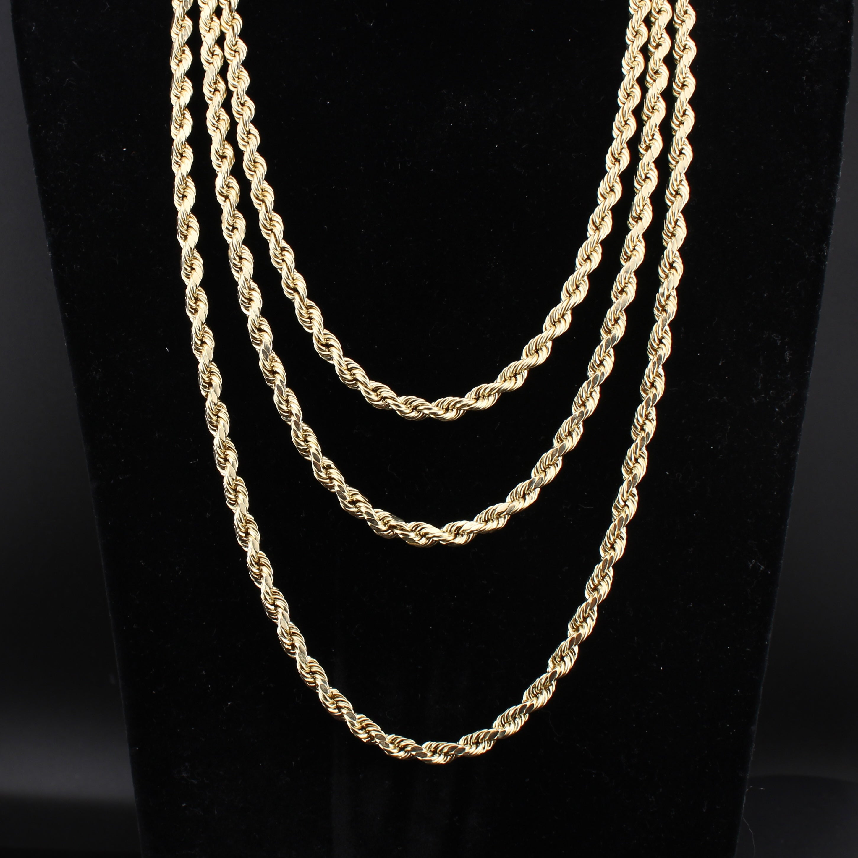 10K Gold Rope Chain 5mm