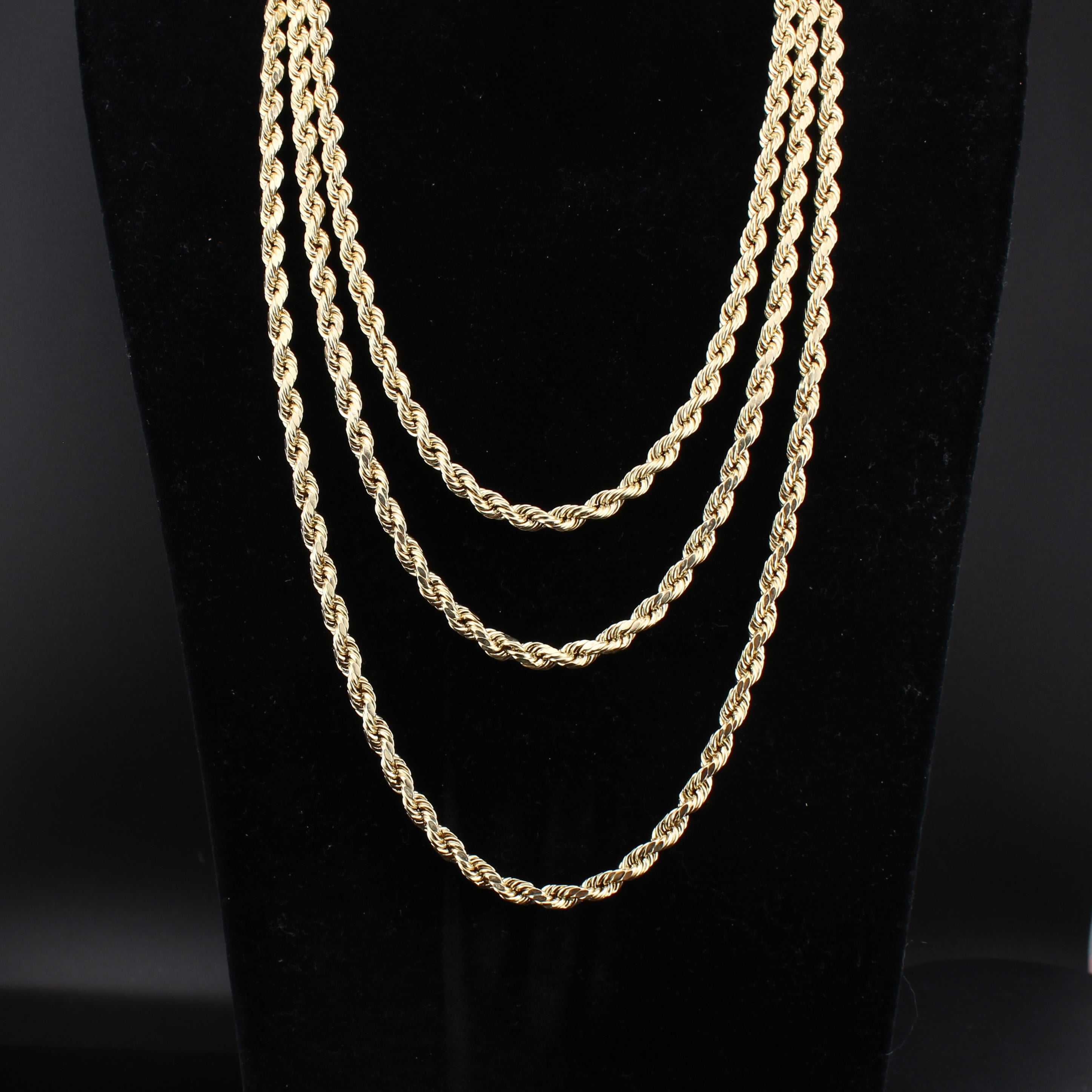 10K Gold Rope Chain 5mm