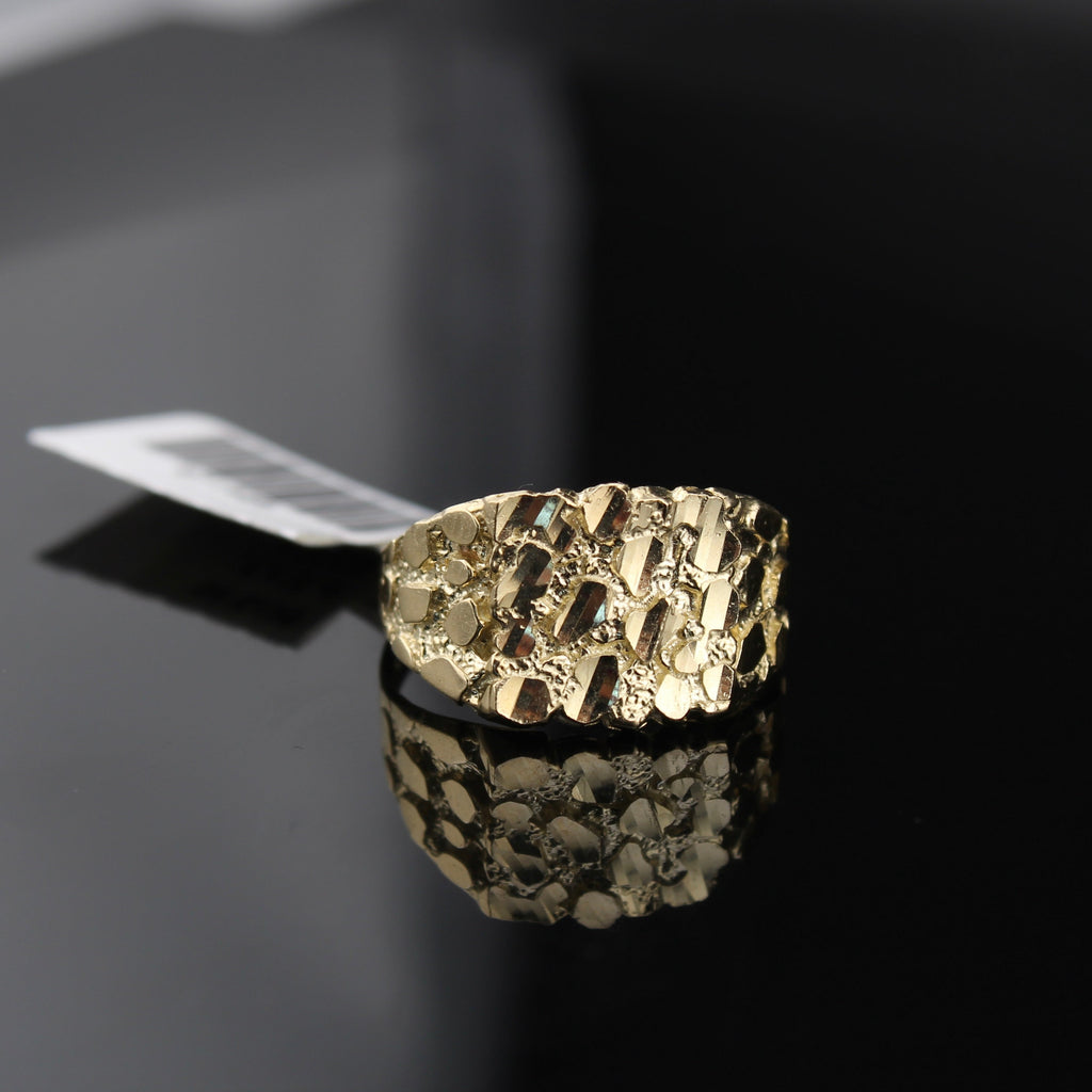 10K Gold Nugget Ring