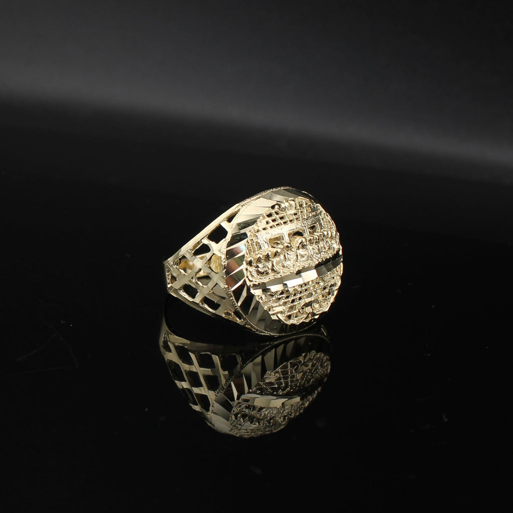 10K Gold Last Supper Ring