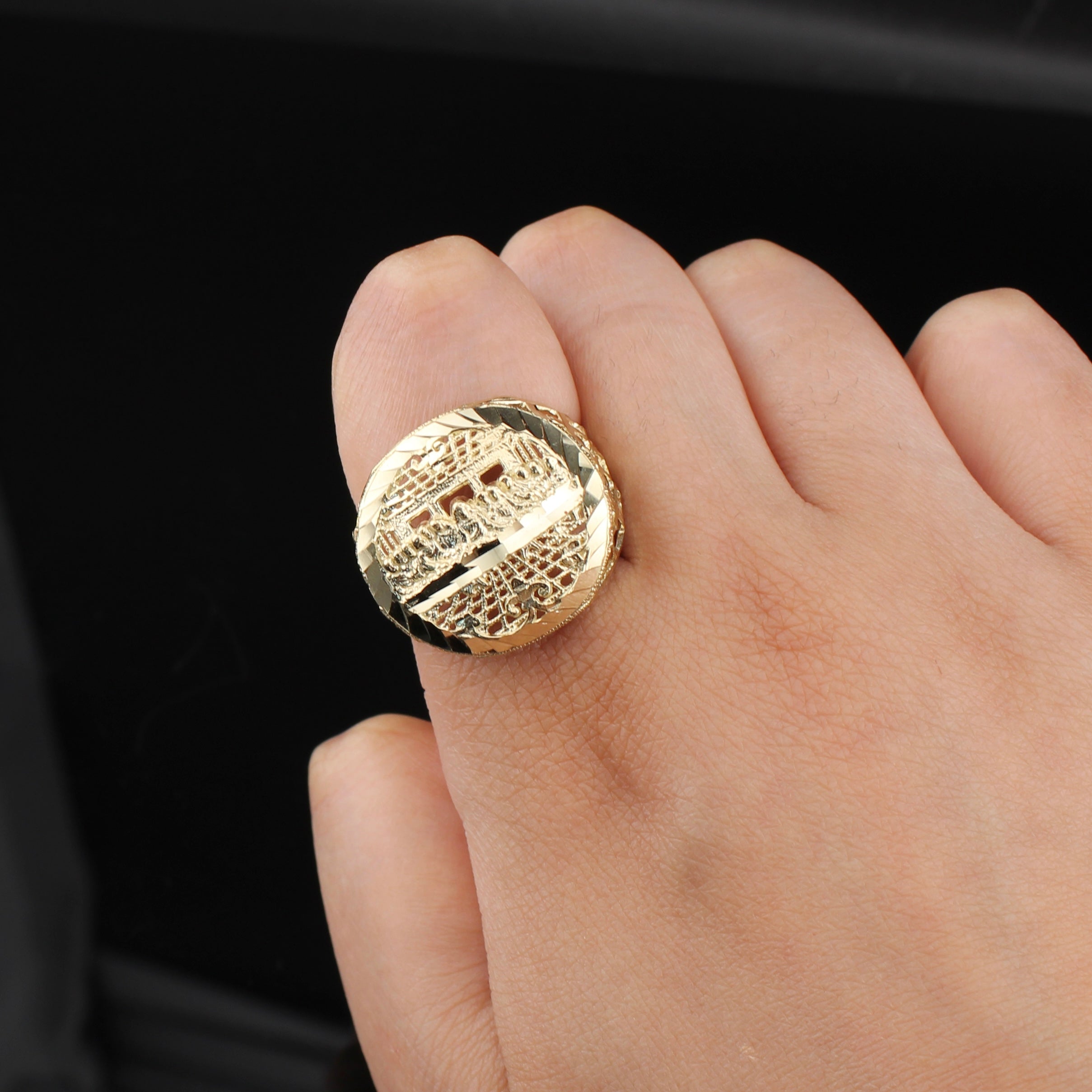 10K Gold Last Supper Ring