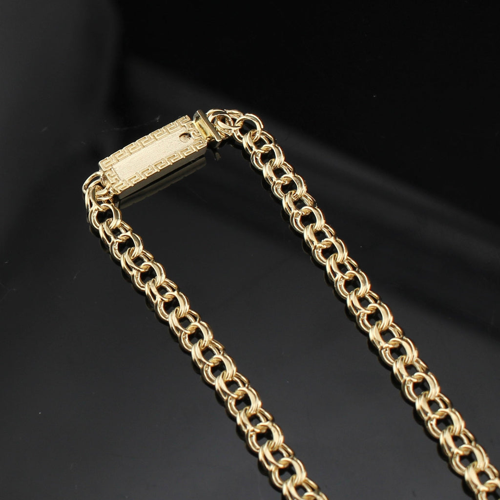 14K Heart Chino Chain
