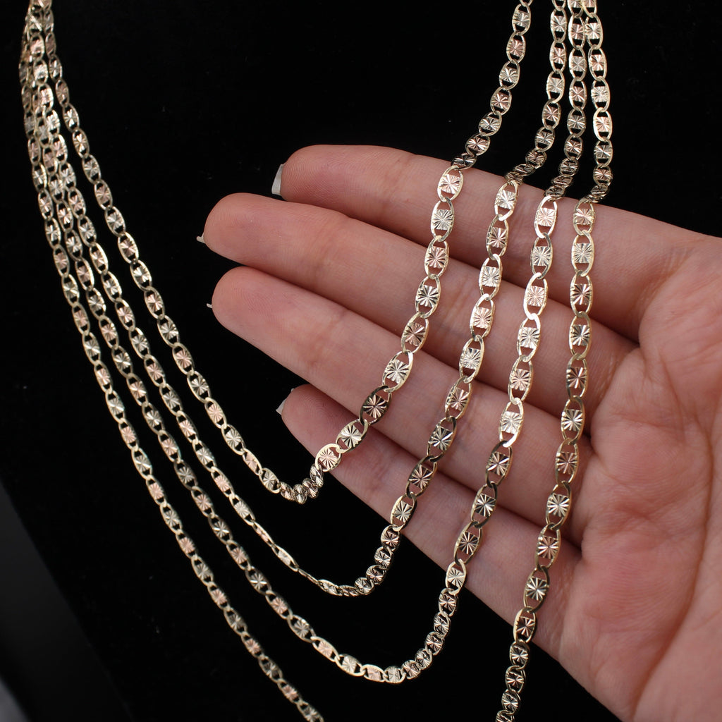 10K Gold Valentino Chains 3.5mm