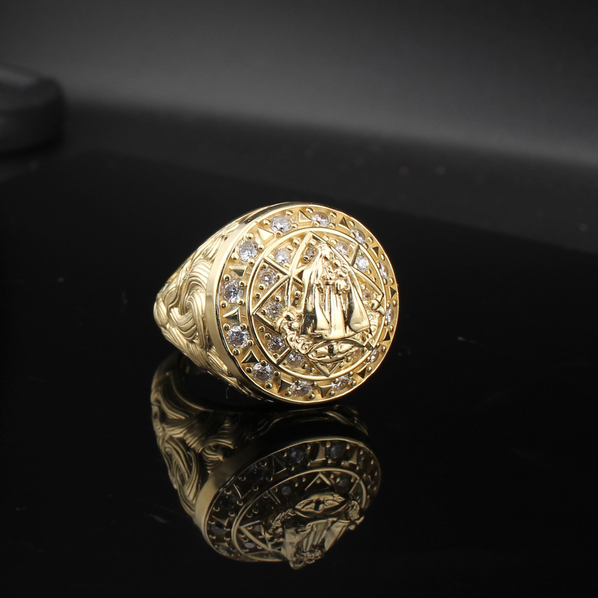 10K Gold Lady of Aparecida Ring